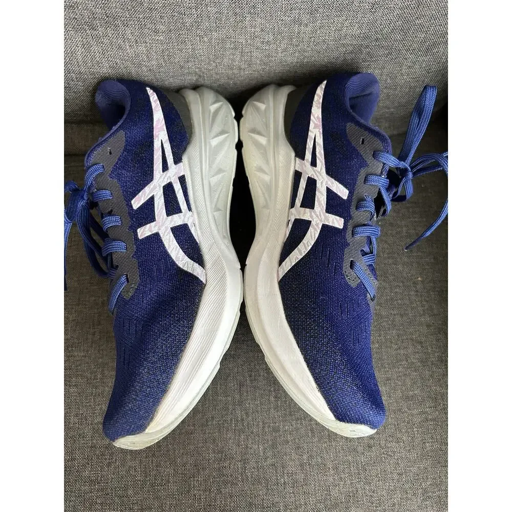 Asics‎ Dynablast 3 Shoes Womens Size 8.5 Blue White Running Sneaker 1012B289